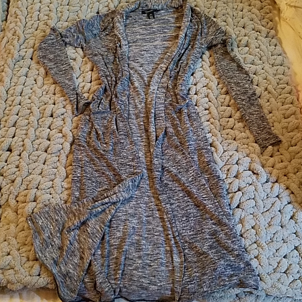 White House Black Market Long Duster Sweater XXS